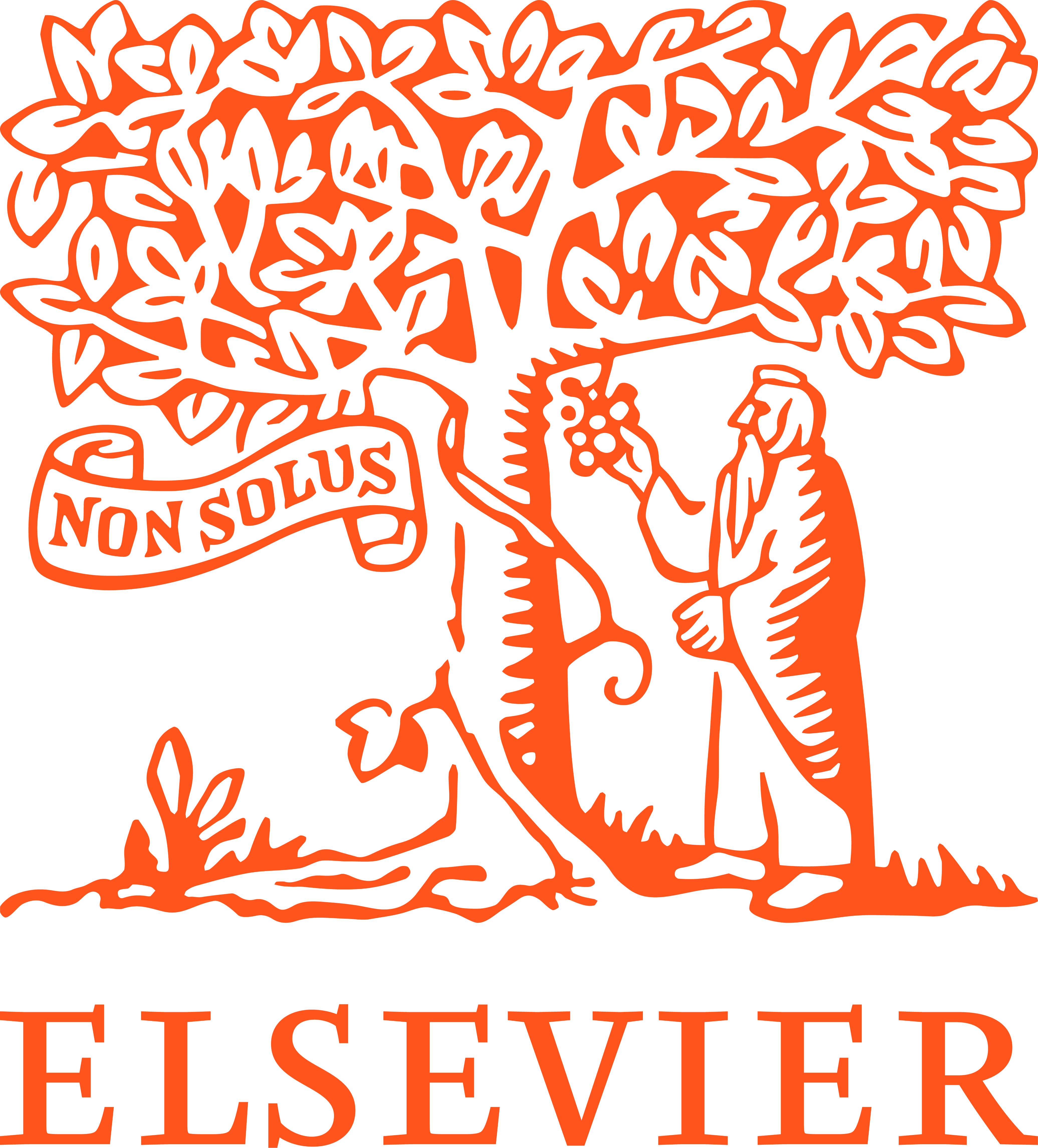 Elsevier Stacked Logo VitalOrange RGB 002